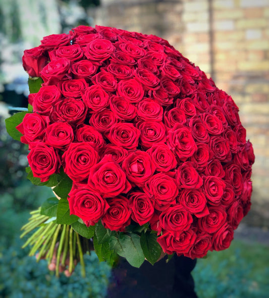 Rosso cento : 100 Rose Rosse - BD FIORISTA