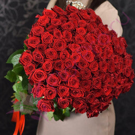 Cuore Ardente: 101 Rose Rosse - BD FIORISTA