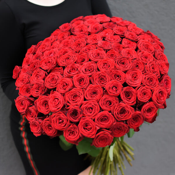 Cuore Ardente: 101 Rose Rosse - BD FIORISTA