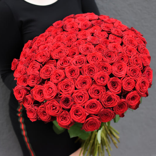 Cuore Ardente: 101 Rose Rosse - BD FIORISTA
