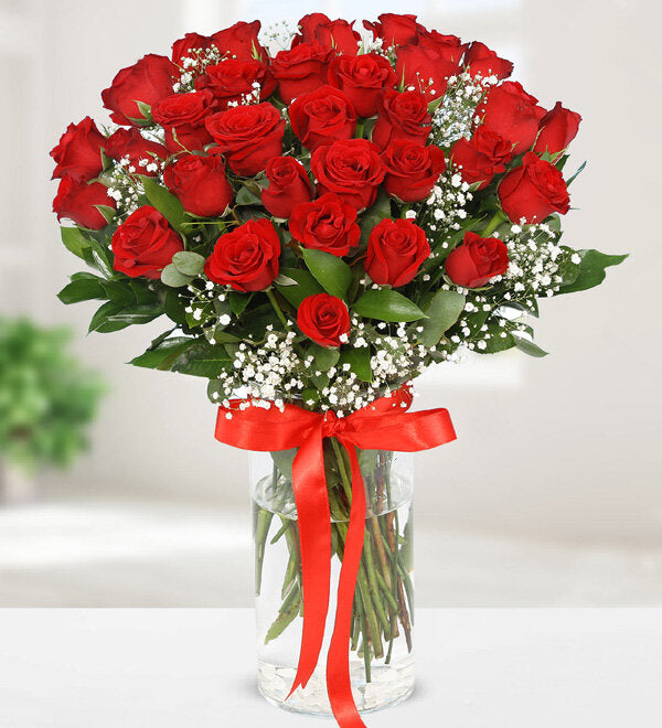 33 rose rosse