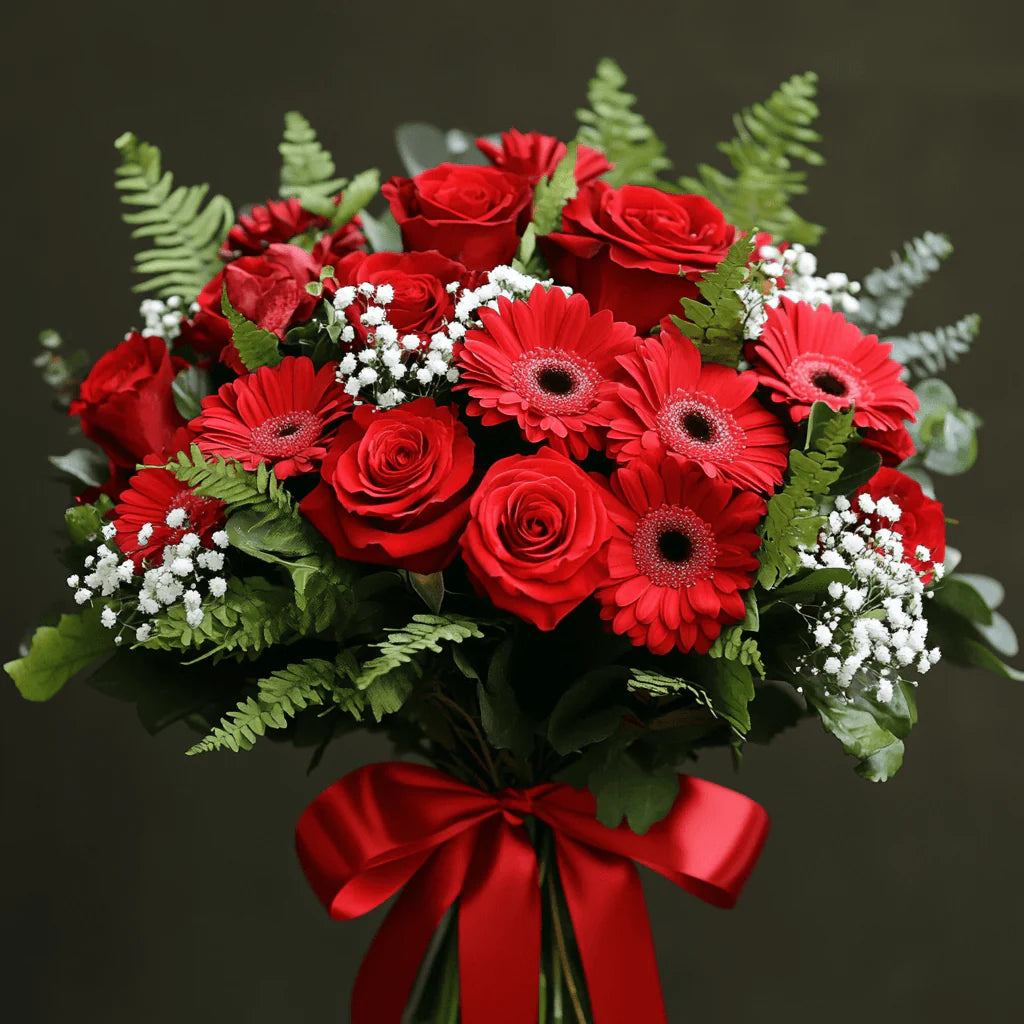 Bouquet Rosso Per Laurea