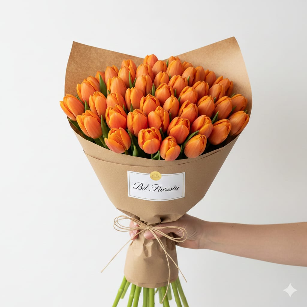 Tulipani Arancioni- BD Fiorista Milano