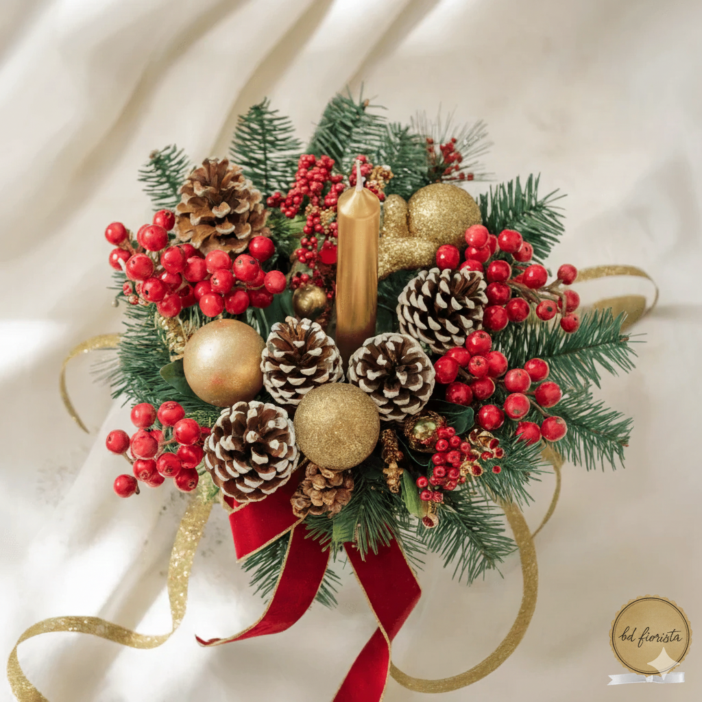 Centro tavola natalizia