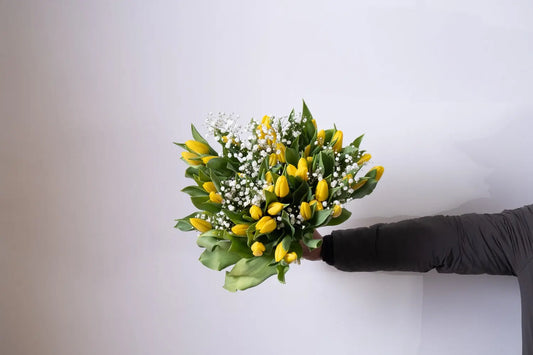 Luminosa Primavera : la gioia dei tulipani gialli a Milano